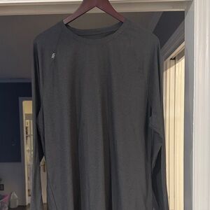 RHONE Charcoal Long Sleeve Reign Tee